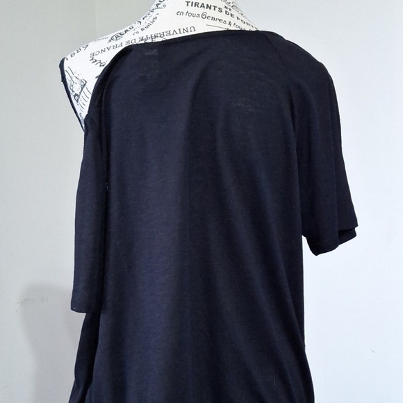 Torrid Black Off-Shoulder Dolman Top - Picture 2 of 4